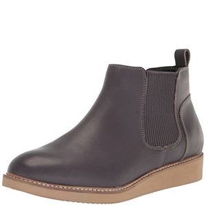 SoftWalk Women's Bootie Ballet Flat, Grey, 10